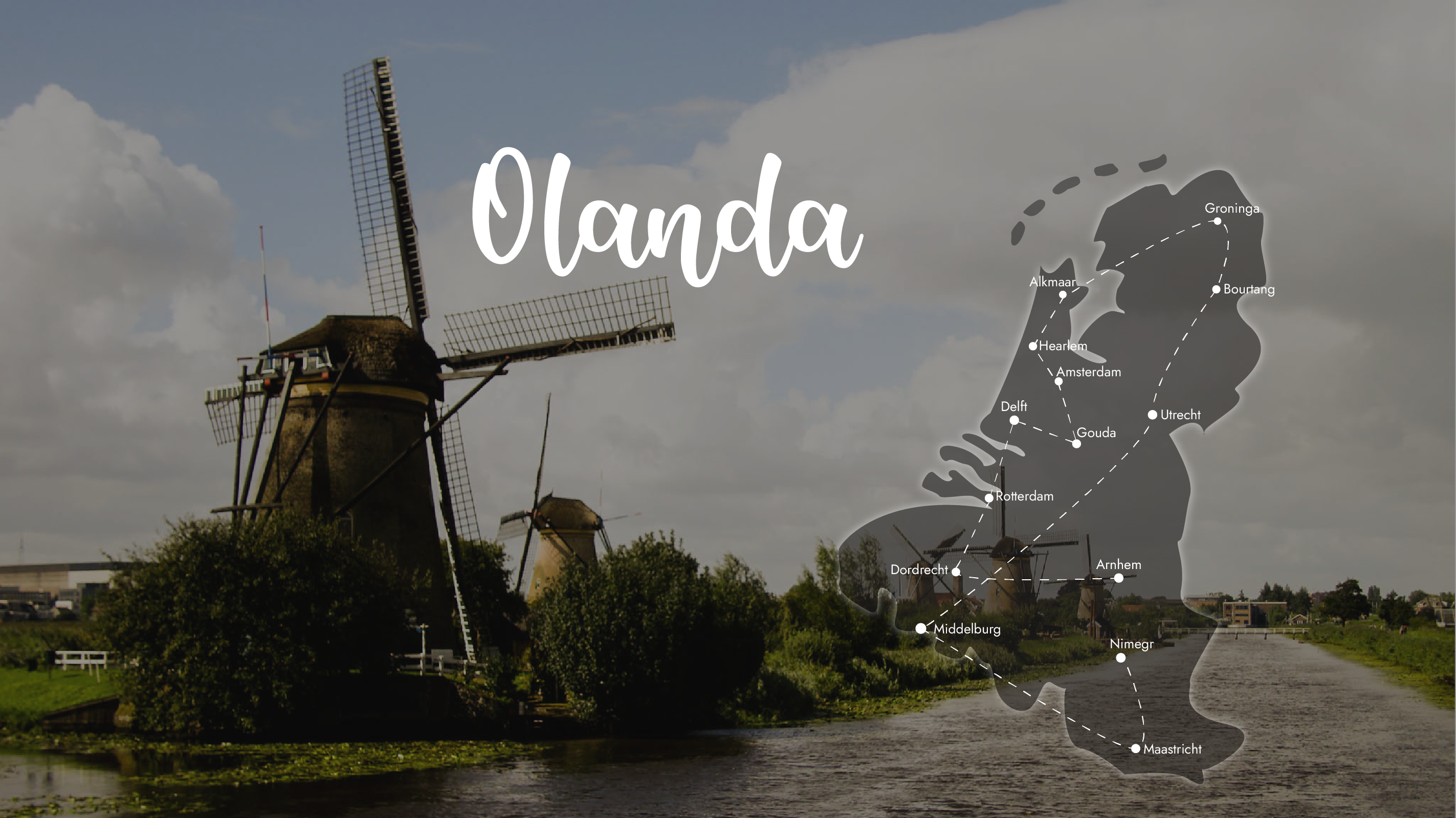 mappa Olanda viaggio