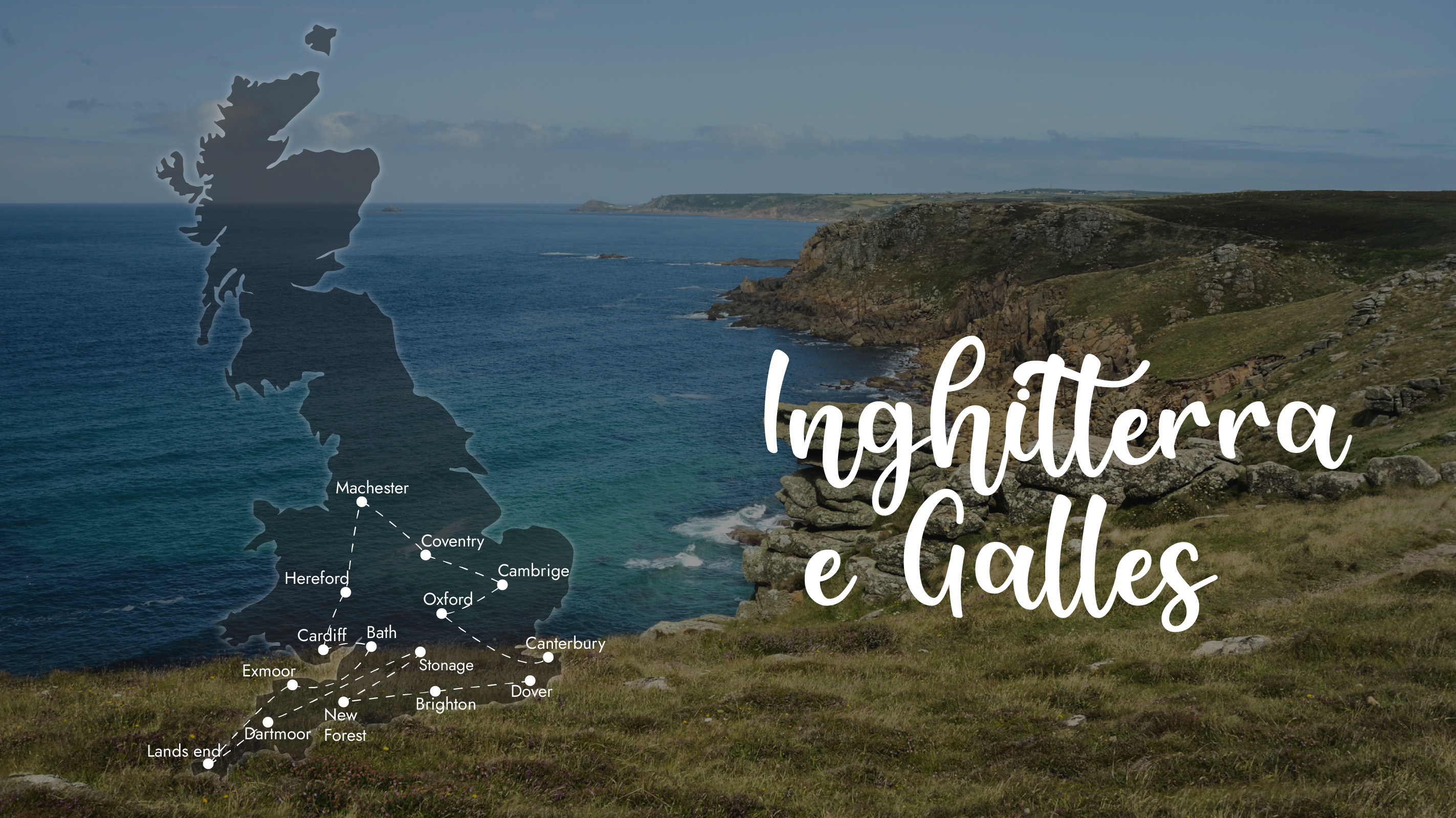 inghilterra mappa viaggio