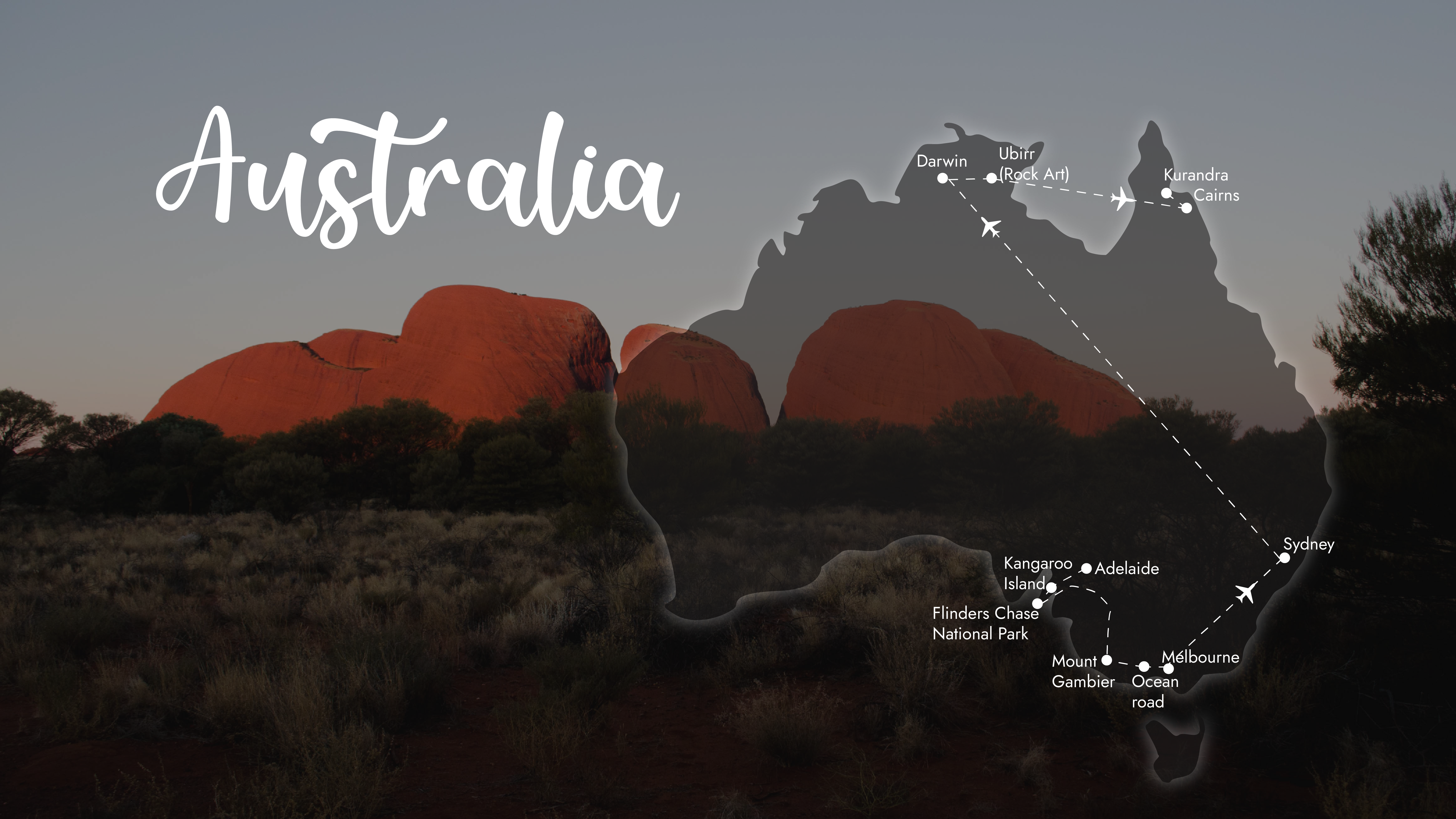 australia map