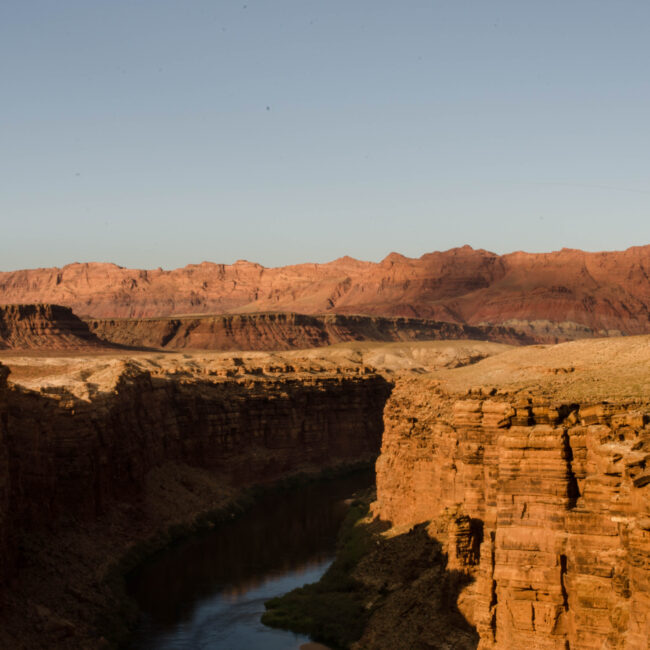strada verso Gran canyon