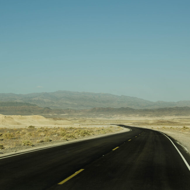 Death Valley street